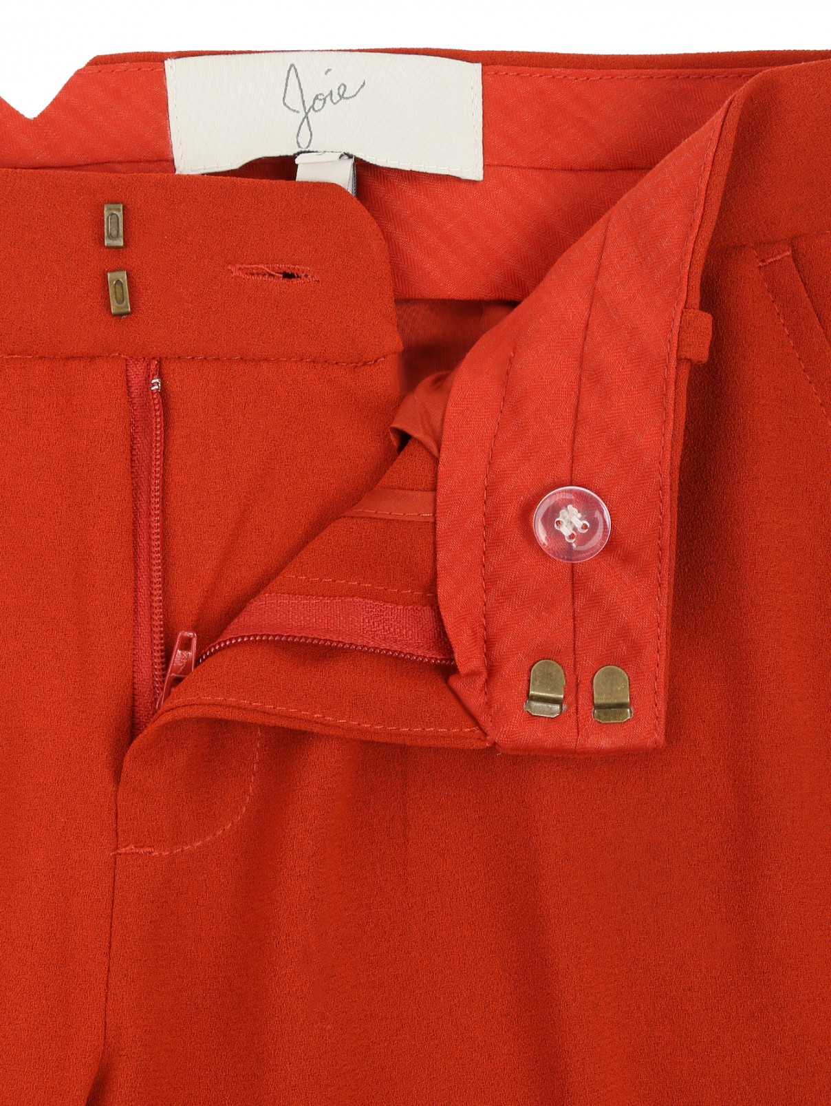 Расклешенные брюки со стрелками Joie  –  Деталь  – Цвет:  Оранжевый