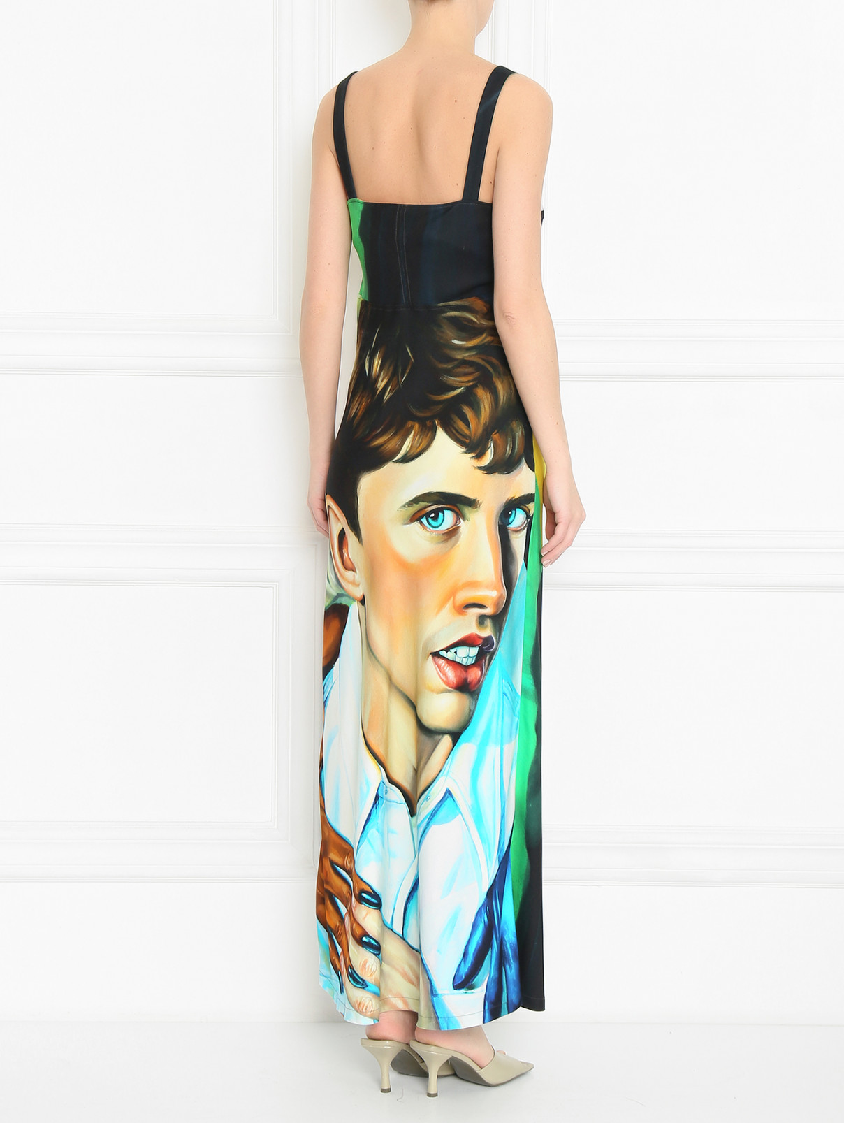 Платье из вискозы с узором Etudes  –  МодельВерхНиз1  – Цвет:  Узор