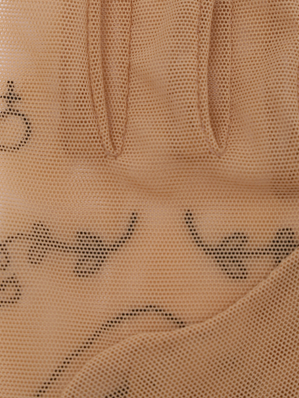 Перчатки из сетки с вышивкой Glove.me  –  Деталь1  – Цвет:  Бежевый