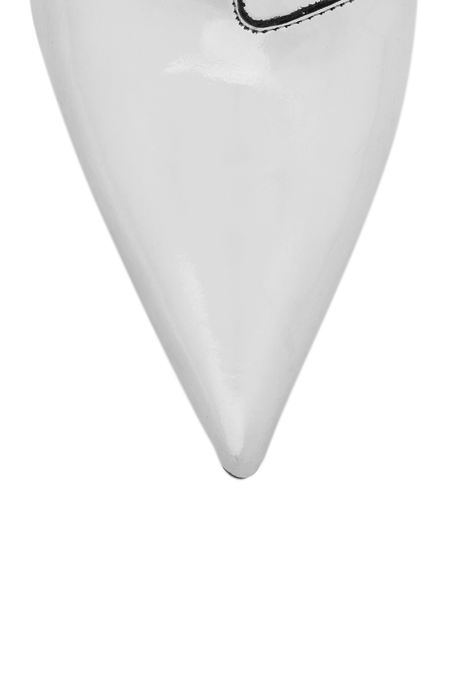 Ботфорты из кожи на шпильке Balenciaga  –  528403 Сапоги Модель Верх-Низ2  – Цвет:  Металлик