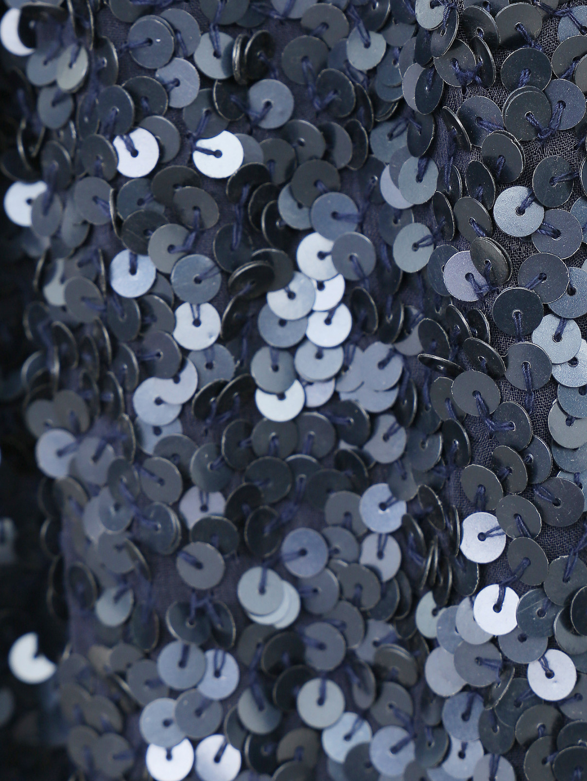Юбка-миди из пайеток IVI collection  –  Деталь1  – Цвет:  Синий