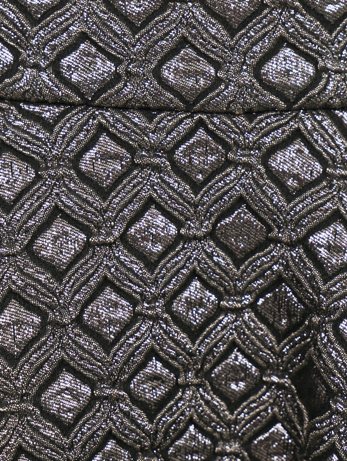 Юбка-мини из фактурной ткани Giamba  –  Деталь  – Цвет:  Узор