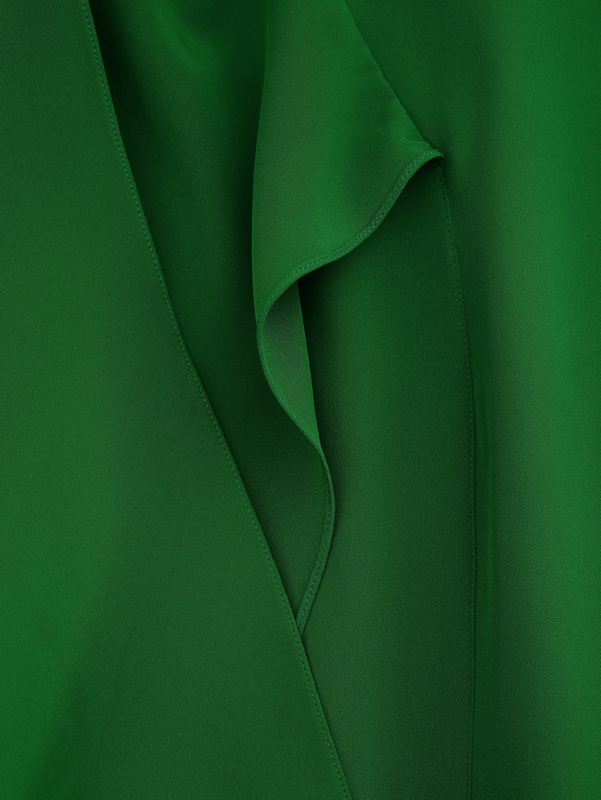 Платье из шелка Calvin Klein 205W39NYC  –  Деталь1  – Цвет:  Зеленый