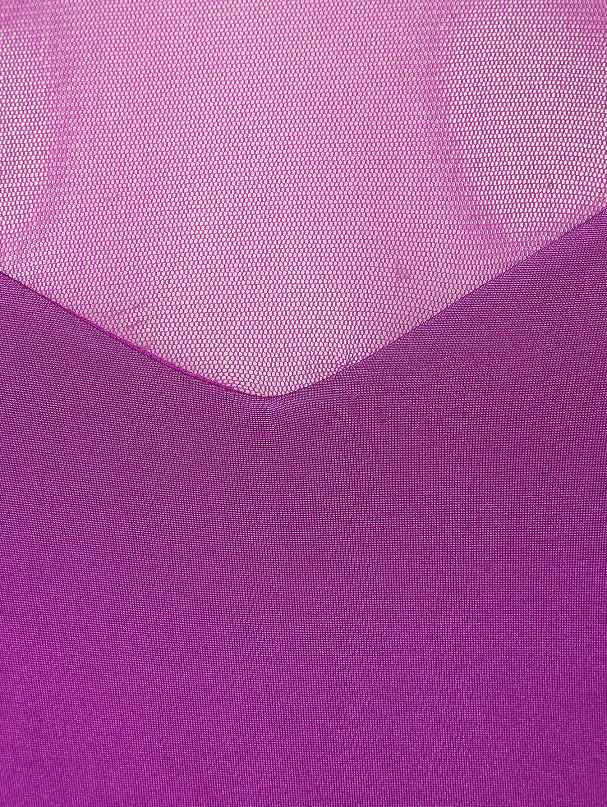 Платье-макси со шлейфом VELOUDAKIS  –  Деталь  – Цвет:  Фиолетовый