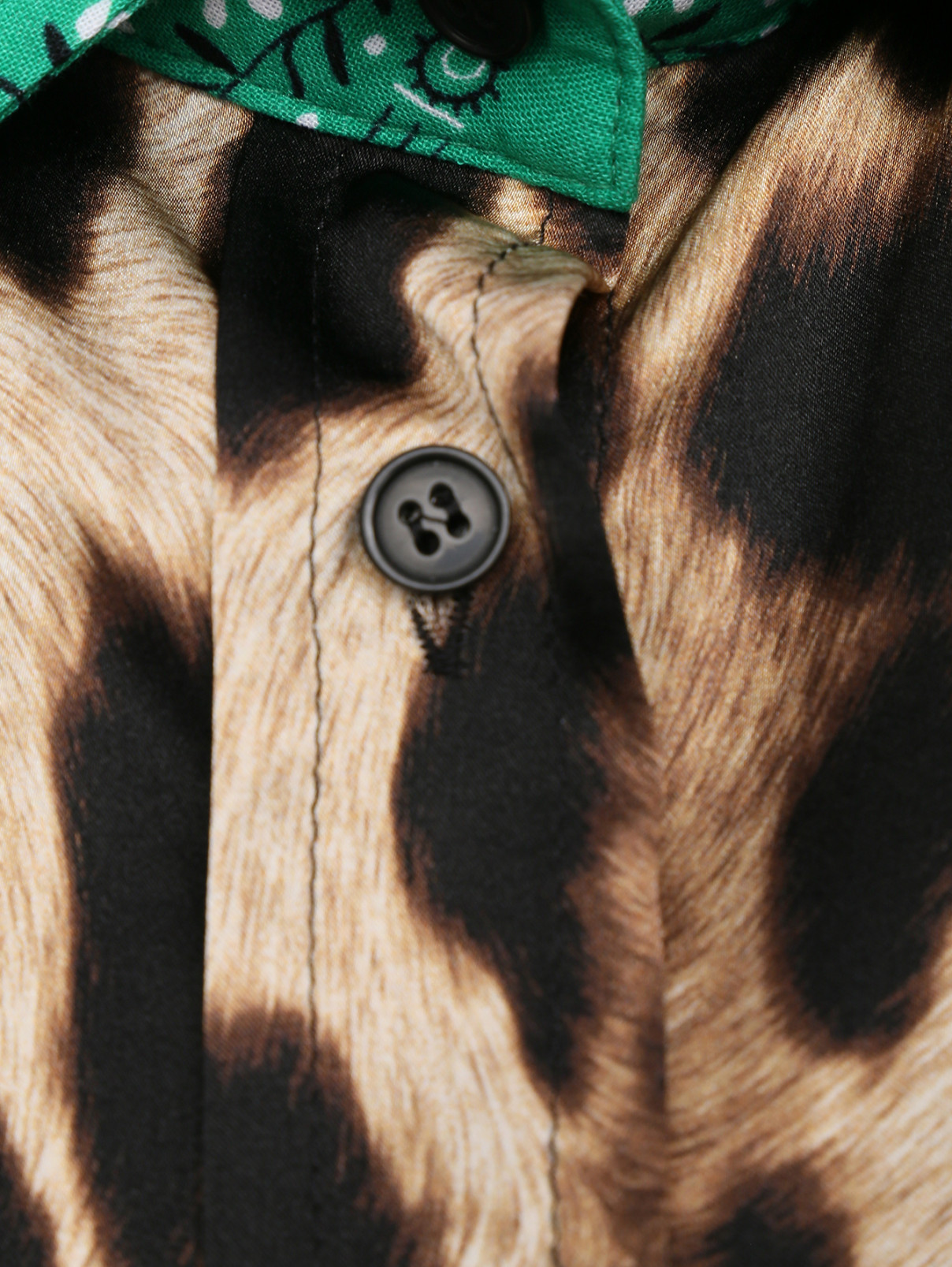 Блуза из шелка с узором Forte Dei Marmi Couture  –  Деталь1  – Цвет:  Узор