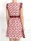 Платье-мини из фактурной ткани с аппликацией Giamba  –  Модель Верх-Низ1