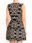 Трикотажное платье-мини с узором GIG Couture  –  Модель Верх-Низ1