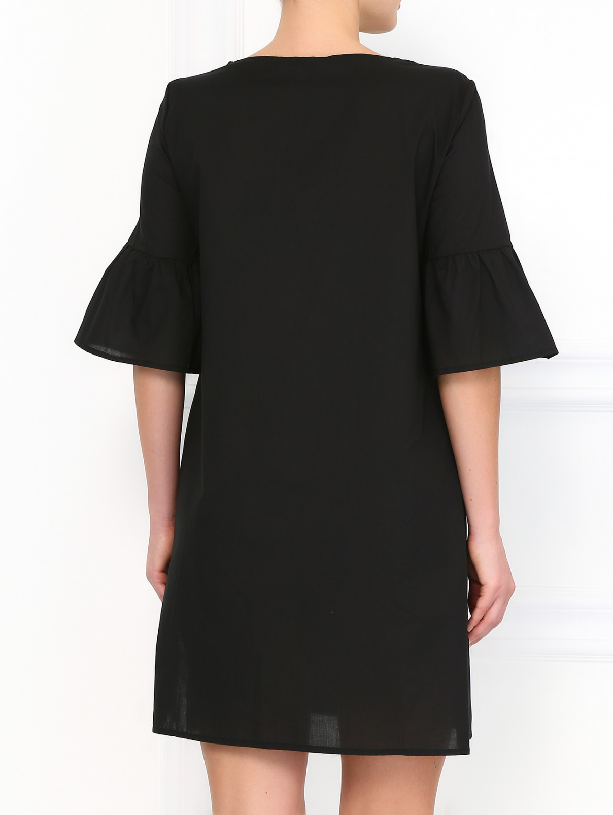 Платье из хлопка Vanda Catucci  –  Модель Верх-Низ1  – Цвет:  Черный