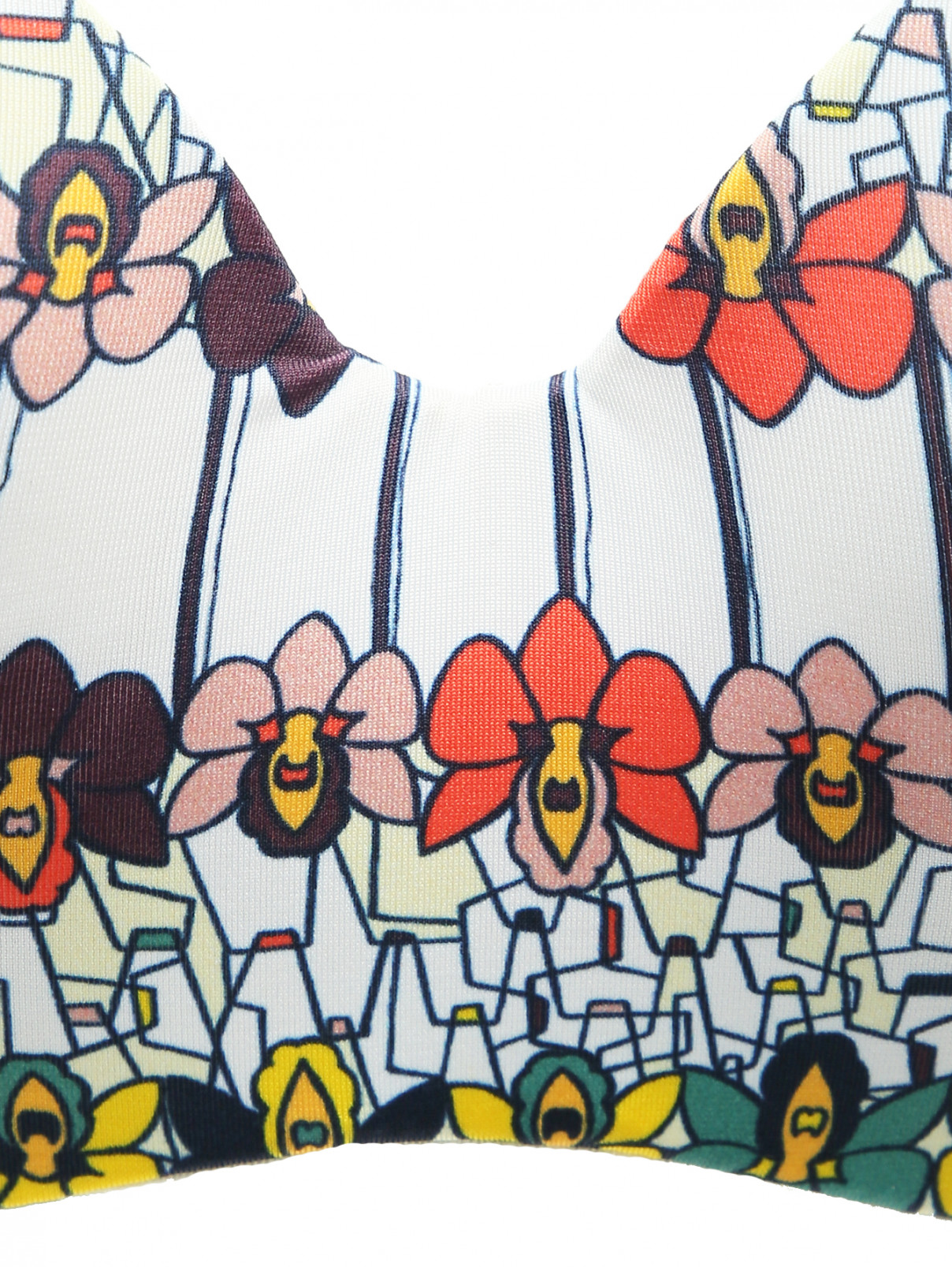 Купальник c цветочным принтом Vanda Catucci  –  Деталь  – Цвет:  Узор