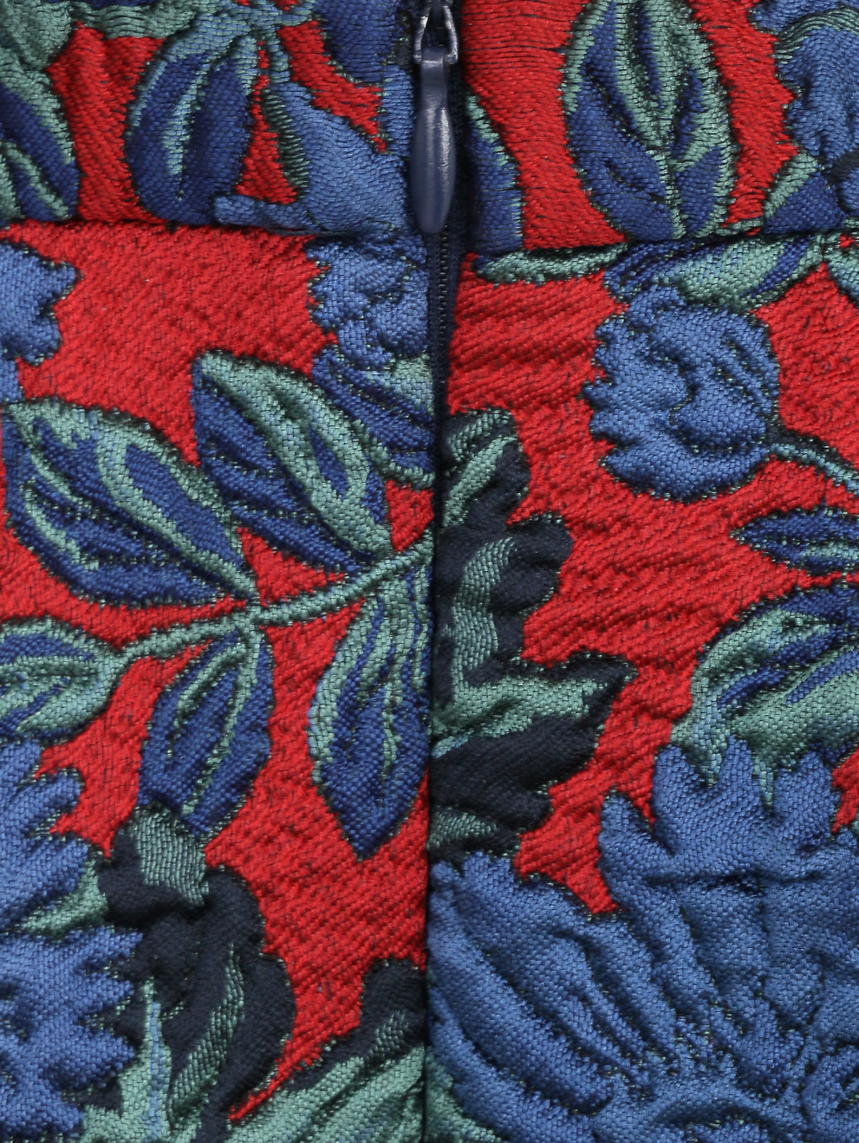 Юбка с фактурным цветочным узором Rossella Jardini  –  Деталь1  – Цвет:  Мультиколор