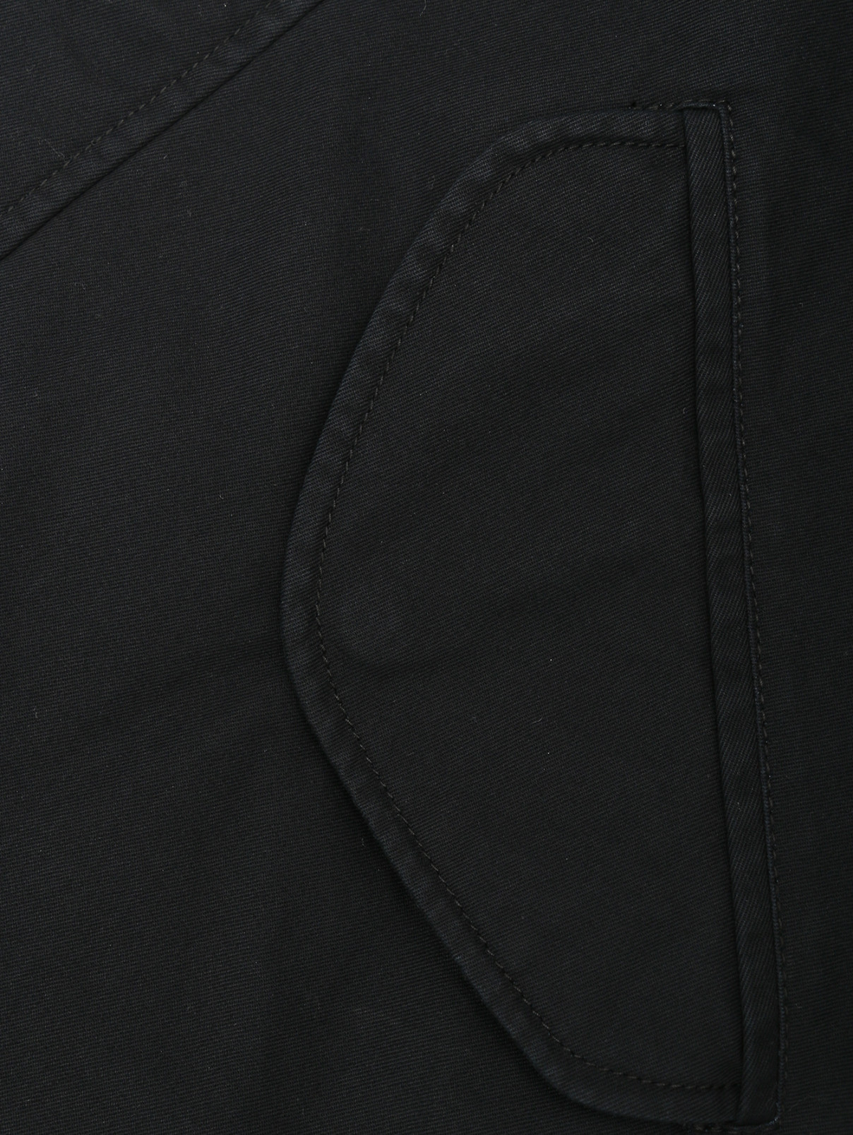 Жилет на молнии с капюшоном Alessandra Chamonix  –  Деталь  – Цвет:  Черный