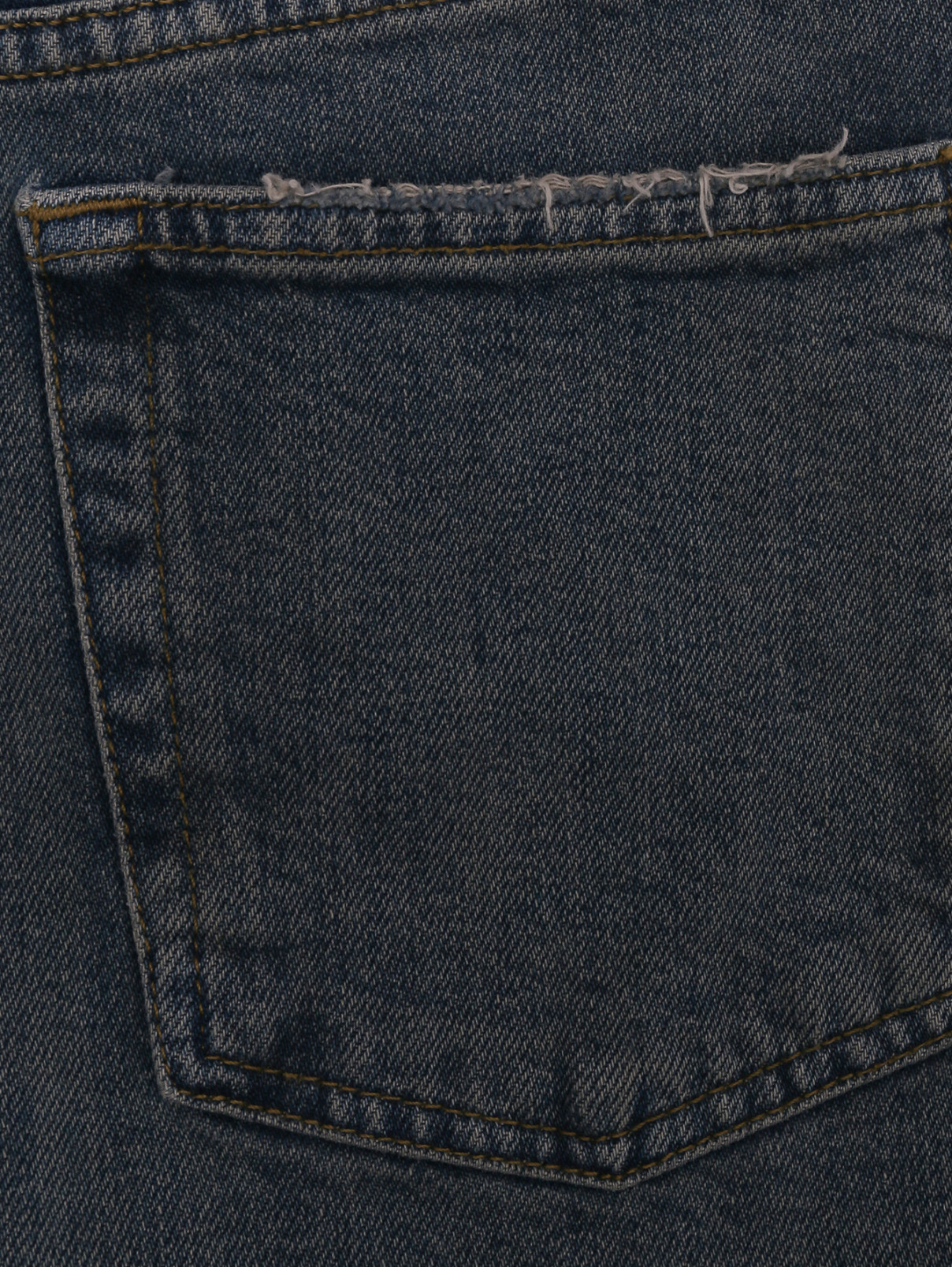 Широкие джинсы из смешанного хлопка 3x1  –  Деталь  – Цвет:  Синий