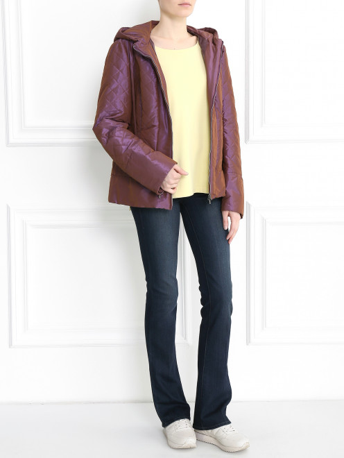Стеганая куртка с капюшоном Mariella Burani - Модель Общий вид