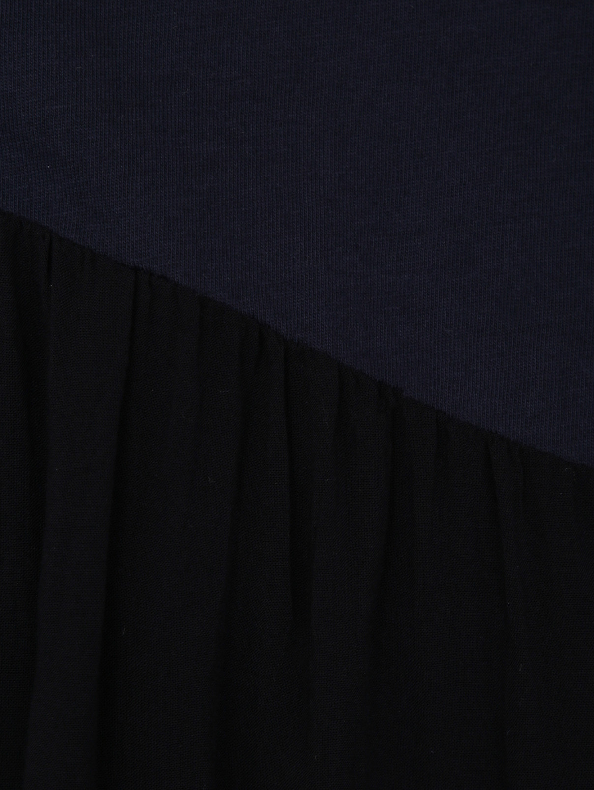 Платье из трикотажа с коротким рукавом DEHA  –  Деталь  – Цвет:  Синий