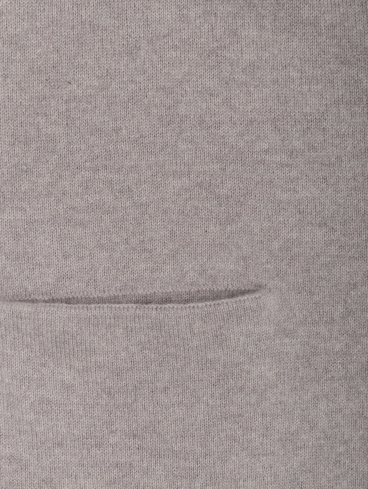 Платье из кашемира с карманами Allude  –  Деталь  – Цвет:  Серый