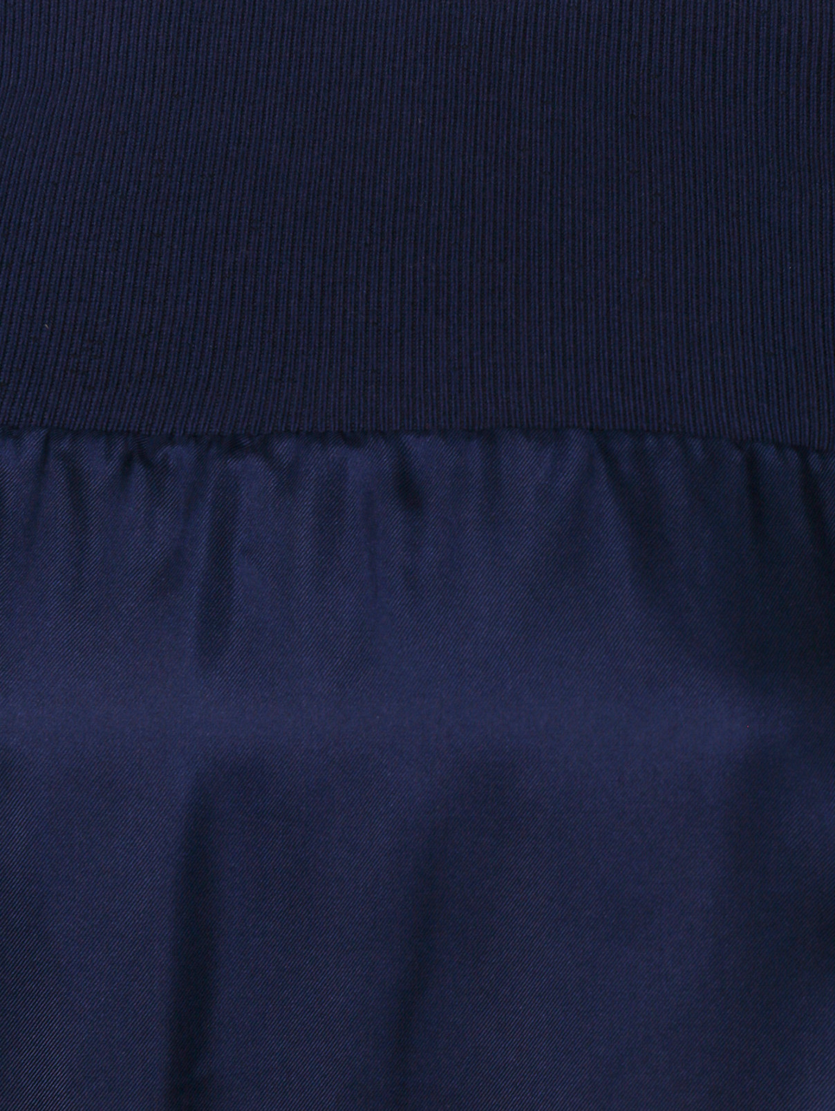 Платье свободного фасона из шелка на резинке Veronique Branquinho  –  Деталь1  – Цвет:  Синий