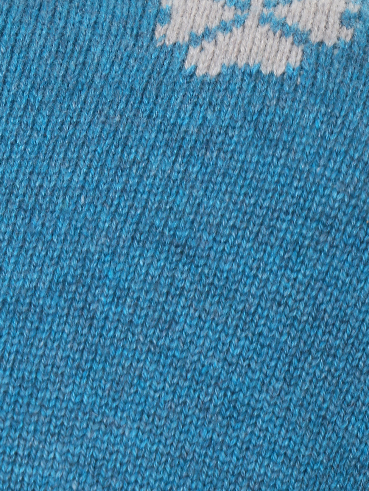Джемпер из шерсти с узором Ones  –  Деталь  – Цвет:  Синий