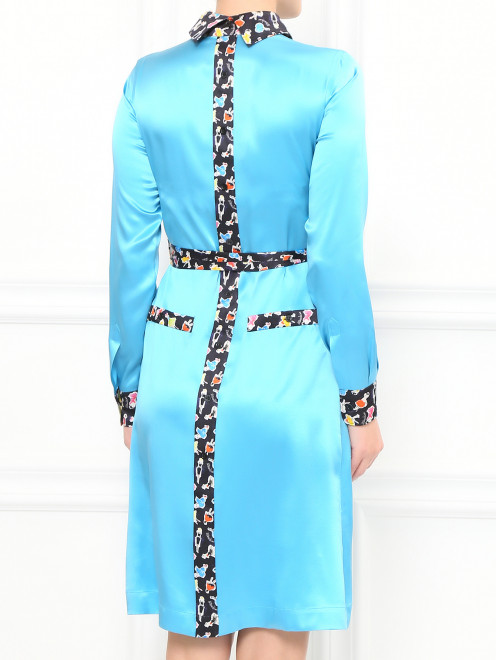 Платье-рубашка из шелка Moschino Couture - Модель Верх-Низ1