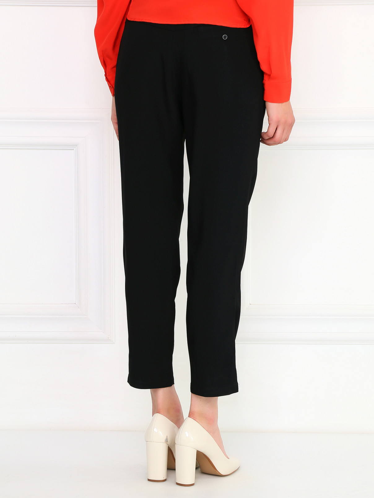 Легкие брюки с боковыми карманами Nude  –  Модель Верх-Низ1  – Цвет:  Черный