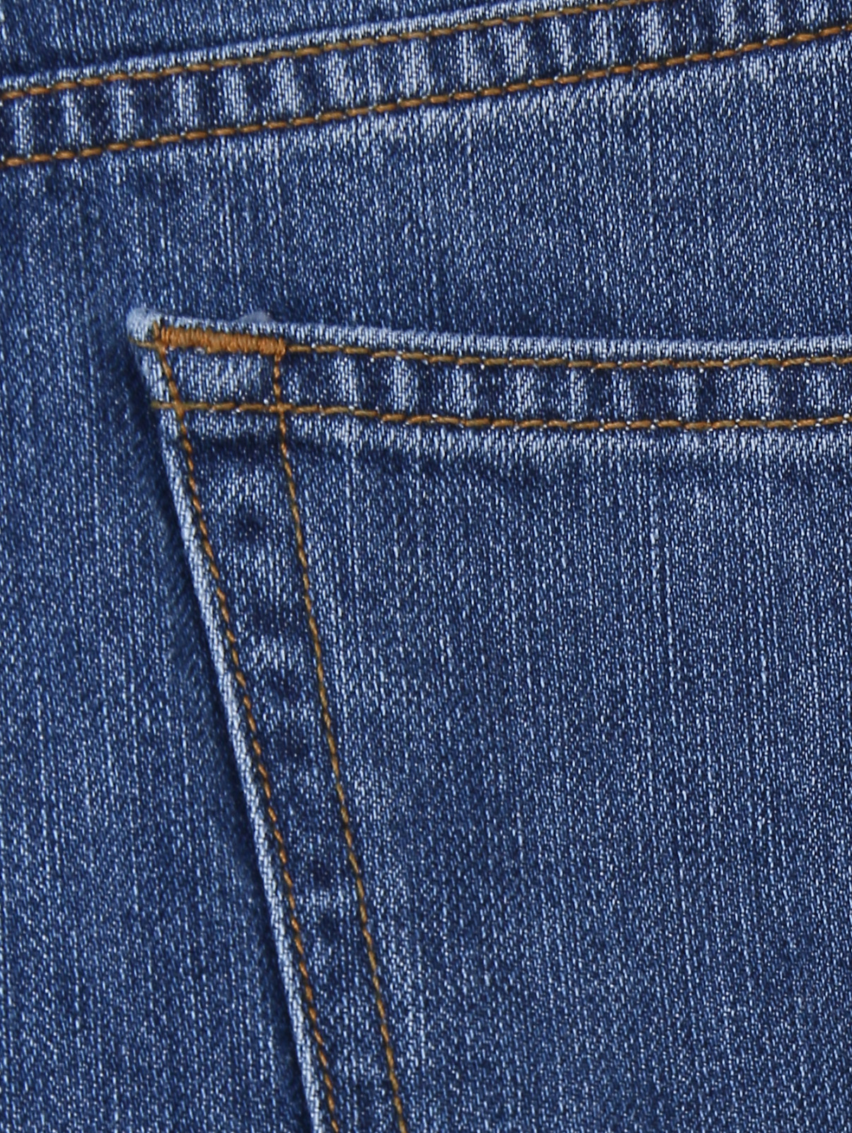 Широкие джинсы с разрезами Diesel – Деталь – Цвет: Синий